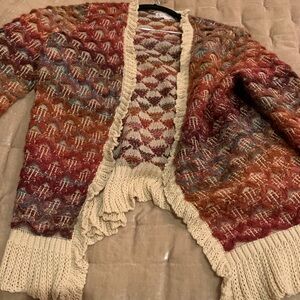 Multicolor Knit Women's Sweater